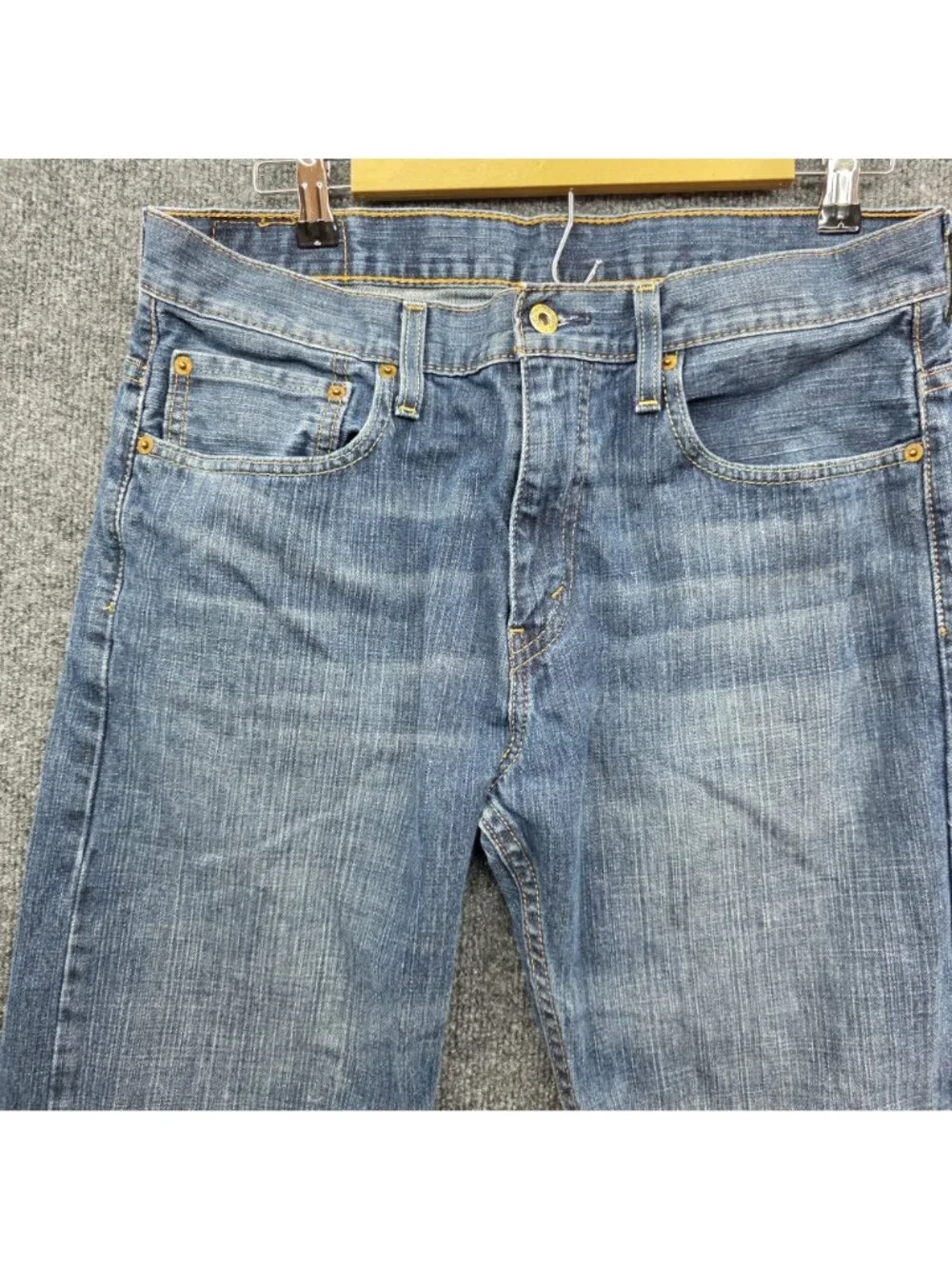 Levi's Mens 569 Straight Leg Jeans 32 x 30 Blue Denim Casual Streetwear Indie